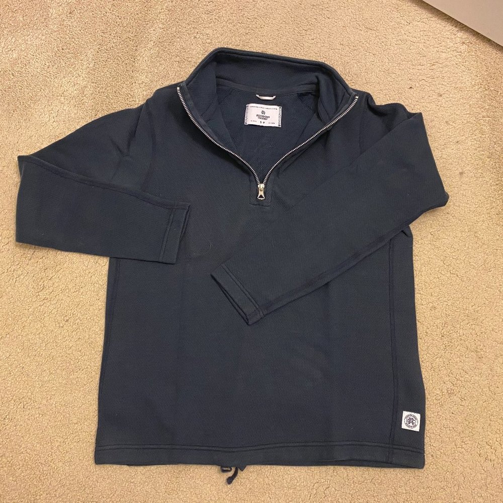 Reigning Champ Double Knit Half Zip Pull Over